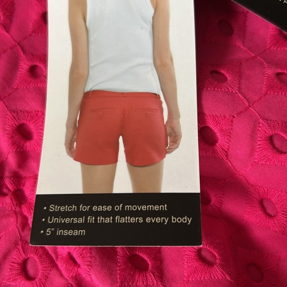 The Limited 100% Cotton Tailored Eyelet Short NWT Hot Pink size 4 - Picture 9 of 9